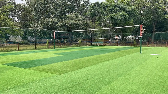 International-standard volleyball and badminton courts built in Jalandhar Central
