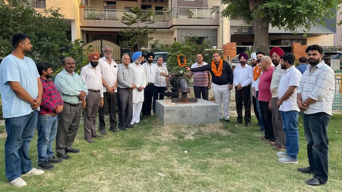 Inauguration of a new water tubewell in a Jalandhar Central ward